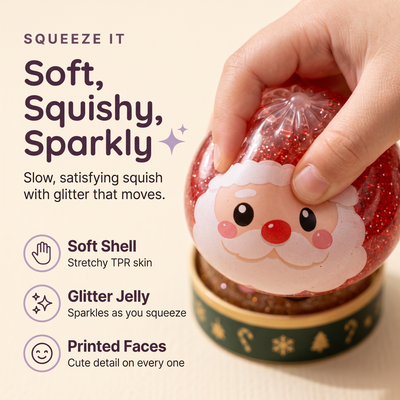 Squishlo™ Christmas Squishy Dumplings - Set of 6