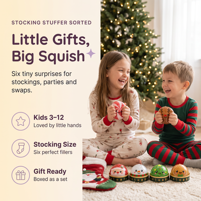 Squishlo™ Christmas Squishy Dumplings - Set of 6